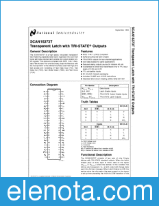 National Semiconductor SCAN18373T datasheet
