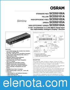 Infineon SCD55101A datasheet