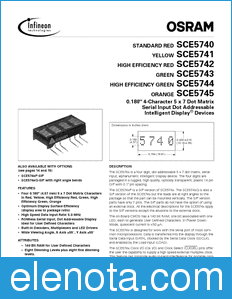 Infineon SCE5741/2/3/4/5 datasheet