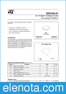 STMicroelectronics SD57030-01 datasheet