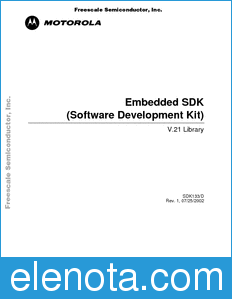 Freescale SDK133 datasheet