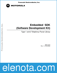 Freescale SDK143 datasheet