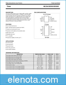 NXP Semiconductors SE555 datasheet