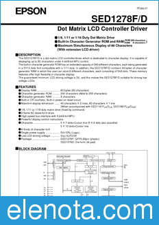 others SED1278F/D datasheet
