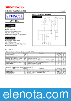 Shindengen SF10SC3L datasheet