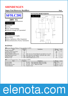 Shindengen SF5LC20U datasheet