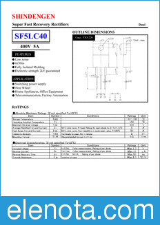 Shindengen SF5LC40 datasheet