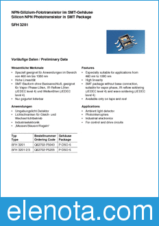 Infineon SFH3201-2/-3 datasheet