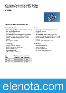Infineon SFH3201-2 datasheet