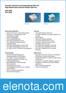 Infineon SFH4200 datasheet