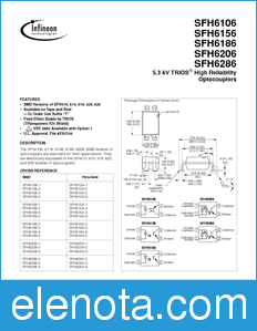 Infineon SFH6156-1 datasheet