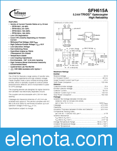 Infineon SFH615A-2 datasheet