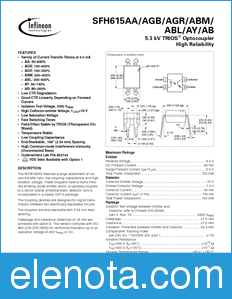 Infineon SFH615AA datasheet