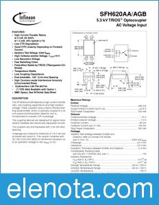 Infineon SFH620AGB datasheet