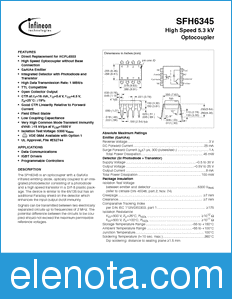 Infineon SFH6345 datasheet