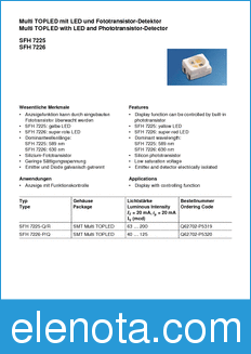 Infineon SFH7225 datasheet