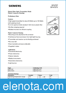 Infineon SFH757 datasheet