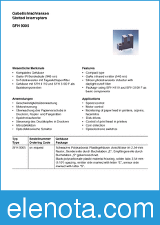 Infineon SFH9305 datasheet
