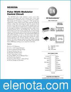 ON Semiconductor SG3525A datasheet