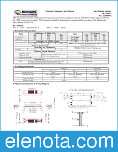 Microsemi SGE2660-3 datasheet