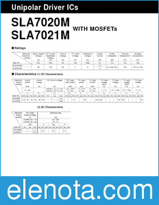 Sanken SLA7021M datasheet