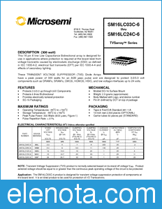 Microsemi SM16LC05C-6 datasheet