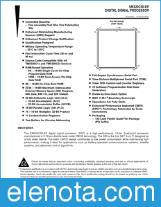 Texas Instruments SM320C50-EP datasheet