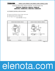 Toshiba SM8G48 datasheet