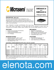 Microsemi SMDA03C-8 datasheet