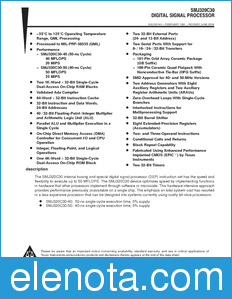 Texas Instruments SMJ320C30 datasheet