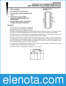 Texas Instruments SN10KHT5574 datasheet