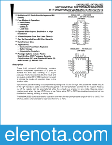 Texas Instruments SN54ALS323 datasheet