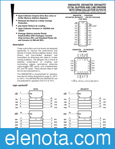 Texas Instruments SN54AS756 datasheet