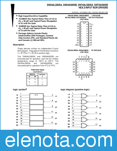 Texas Instruments SN54AS805B datasheet