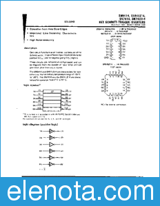 Texas Instruments SN54LS14 datasheet