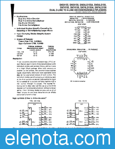 Texas Instruments SN54LS156 datasheet