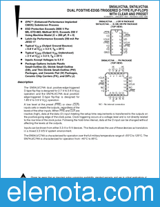 Texas Instruments SN54LVC74A datasheet