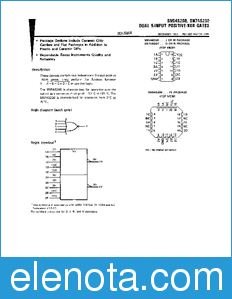 Texas Instruments SN54S260 datasheet