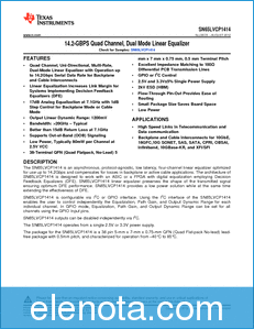 Texas Instruments SN65LVCP1414 datasheet