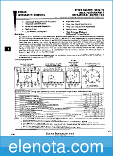 Texas Instruments SN72770N datasheet