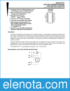 Texas Instruments SN74ACT1071 datasheet