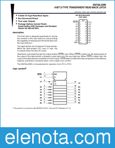 Texas Instruments SN74ALS990 datasheet