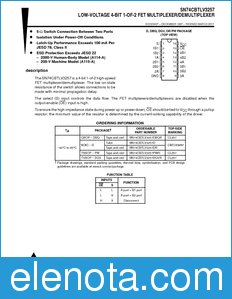 Texas Instruments SN74CBTLV3257 datasheet