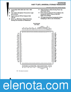Texas Instruments SN74FB1650 datasheet