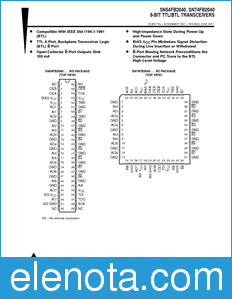 Texas Instruments SN74FB2040 datasheet