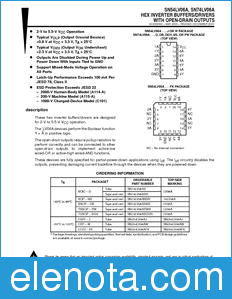 Texas Instruments SN74LV06A datasheet