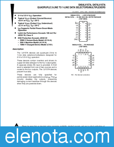 Texas Instruments SN74LV157A datasheet