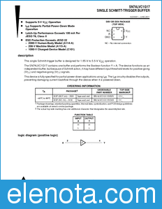 Texas Instruments SN74LVC1G17 datasheet
