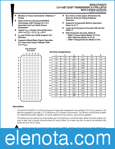 Texas Instruments SN74LVTH32373 datasheet