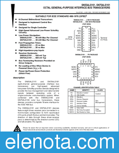 Texas Instruments SN75ALS161 datasheet
